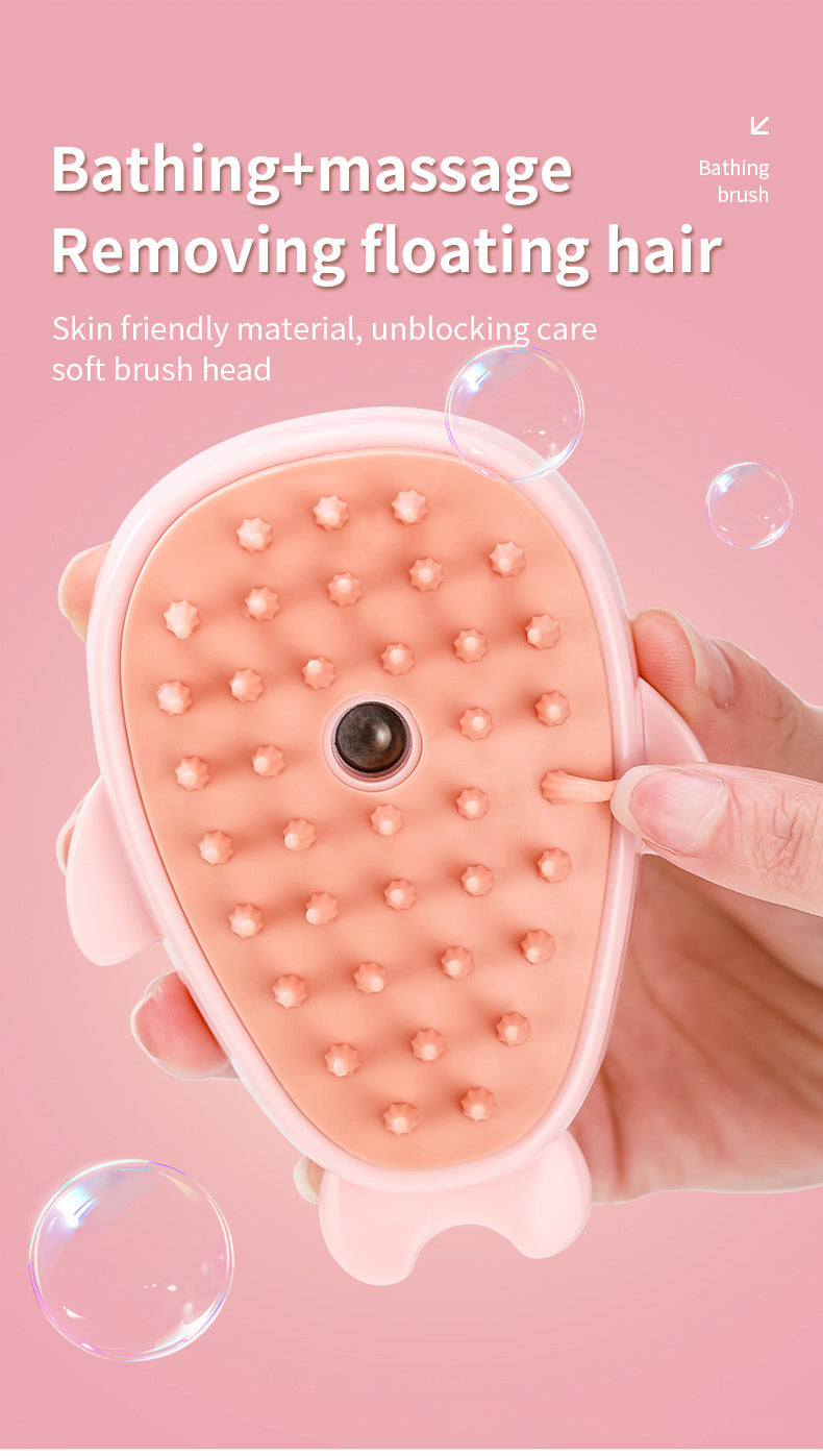 MikyPet 3-in-1 Rechargeable Steam Grooming Brush