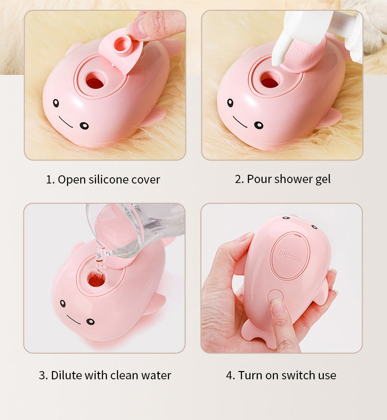 MikyPet 3-in-1 Rechargeable Steam Grooming Brush