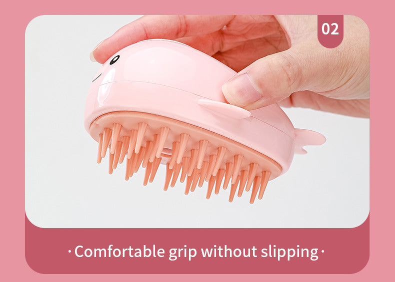 MikyPet 3-in-1 Rechargeable Steam Grooming Brush